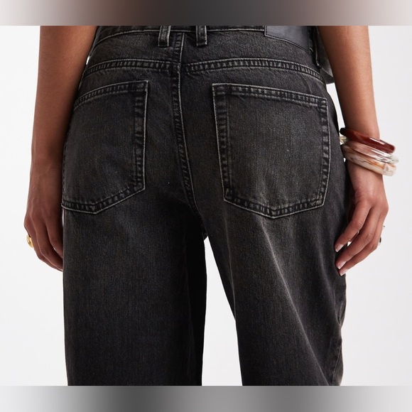 ASOS DESIGN baggy jeans in washed black 30 x 34 - Picture 3 of 8